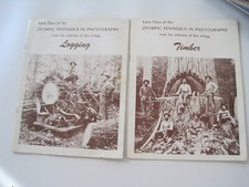 Olympic Peninsula In Photographs Logging Timber Bert Kellogg Lot 2 picture