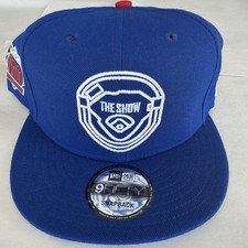New Era 9FIFTY MLB The Show 20 15th Anniversary Snapback Hat PS4 Exclusive Blue picture
