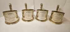 Vintage Soviet USSR Gorky City Podstakannik Tea Glass Holder Set of 4 picture