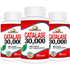 Catalase 30,000 by Rise-N-Shine – Anti-Aging Enzymes - BUY 2 GET 1 FREE 3 PACK picture