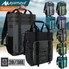 24/40 Cans Cooler Backpack Leakproof Insulated Soft Bag for Picnic Camping Beach picture