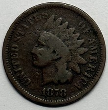 1878 1C Indian Head Cent picture