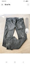 DIESEL SAFADO JEANS 33X32  RARE 100%COTTON  WASH 008HU DISTRESSED STYLE picture