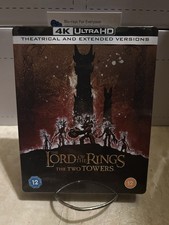 The Lord of the Rings The Two Towers 4K SteelBook UHD Blu-ray [2002](UK) No Dent picture