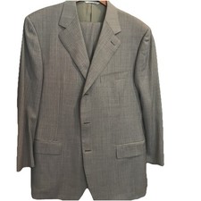 CANALI MILANO FOR BLOOMINGDALES 3 BUTTON VIRGIN WOOL SUIT picture