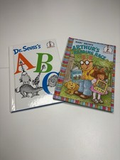Lot Of 2 Early Reader Books Dr Seuss’ ABC & Arthur’s Reading Race By Marc Brown picture