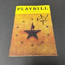 Lin-Manuel Miranda Signed Hamilton Broadway Playbill 10th Anniversary Edition picture