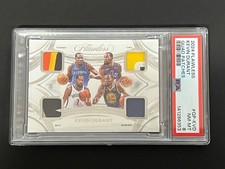 Kevin Durant 2024-25 Panini Flawless Quad Patches #ed 3/25 PSA 8 picture