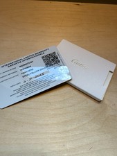 Authentic Cartier Panthere W2PN0018 Warranty Card Manual Papers Only 2025 picture
