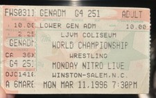 WCW Monday Nitro Ticket Stub picture