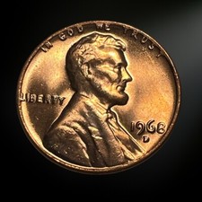 1968-D Lincoln Memorial Penny BU Brilliant Uncirculated Denver Mint picture
