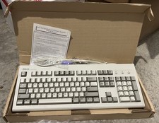 Vintage New Unused DELL QuietKey RT7D5JTW PS/2 Vintage PC Keyboard, Windows Keys picture