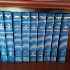 Encyclopaedia Britannica The Annals of America HC Vol 1-18 Blue History Set picture