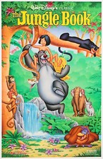 1967 Walt Disneys The Jungle Book Movie Poster 11X17 Mowgli Baloo Bagheera 🍿 picture