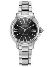 Citizen Ladies L Ceci Eco-Drive Black Dial Watch - EM1160-58E NEW picture