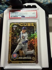 2024 Topps Gilded Collection Pete Crow-Armstrong Gold /50 PSA 9 Cubs RC picture