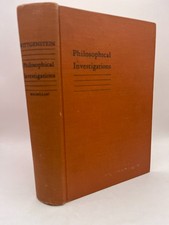 Ludwig Wittgenstein / Philosophical Investigations, 1959, hardcover picture