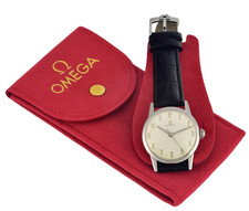 Vintage OMEGA 17 Jewels Cal 286 Mens Wrist Watch - Model 131-001-6-SC - 1963 picture