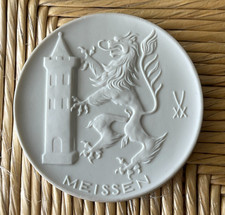 Undated Germany Meissen Porcelain Medal Vincenz Richter Historic Wine Tavern L2 picture