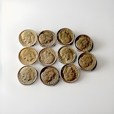 1964 Roosevelt Dimes .  Lot of 11. 90% Silver. picture
