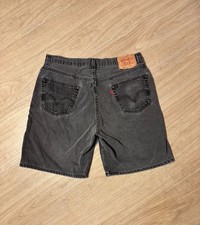 Levi's 550 Size 36 Black Denim Sh picture