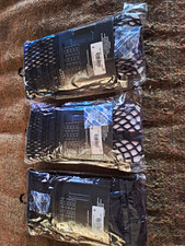 Torrid Women’s Plus 5X Black Fishnet Thigh Highs Lace Trim Full Toe 3pr picture