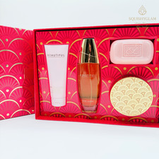 Estee Lauder Beautiful 4-Pc Set 3.4oz EDP Lotion Soap Powder $190 Value picture