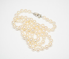 Vintage MIKIMOTO Japanese AKOYA PEARL Necklace - 24