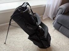 Vessel Player Air Stand Bag Nightfall (Black) 6-Way Golf Club Stand Bag picture