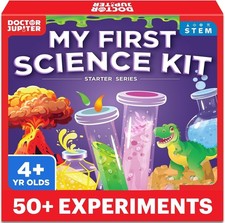 Doctor Jupiter First Science Kit for Kids Ages 4+ Year Old Boys 50+ Experiments picture