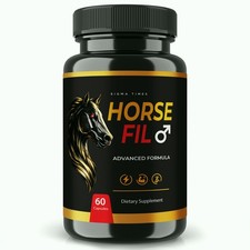 HorseFil Capsules for Men, Horse Fil Pills, Male Performance Supplement 60ct picture