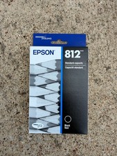Genuine Epson 812 Black High Capacity Ink Cartridge  Exp 2028 picture