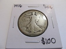 1916 Walking Liberty Silver Half Dollar*** Good Details*** Low Mintage picture
