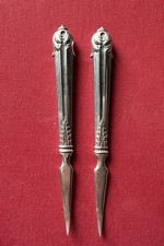 Rare 2 Gorham Full Sterling Silver 685 Acanthus  Nut Pick 5” picture