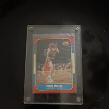 Fleer 1986-87 Fleer Chris Mullin #77 Rookie Card Golden State Warriors Base picture