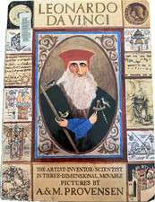 Leonardo Da Vinci by Alice And Martin Provensen 1984 1st Edition Pop-Up Book picture