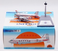 1:200 Inflight Royal Canadian Air Force Douglas DC-3 12933 Diecast Plane Model picture