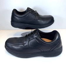 Orthofeet Men's Gramercy Oxfords Shoes Black Leather Comfort Walking Size 12 EUC picture