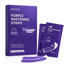 Japanese Purple Teeth Whitening Strips - 21 Treatments (42 Strips), Natural W... picture