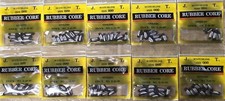 10 Packs J.T. Scotchline Rubber Core Sinkers Size 000 10 Each Pack 100 Sinkers picture