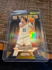 2025-26 Panini Prizm #6 Lauren Betts Collegiate Stars Prizms Gold #/10 picture