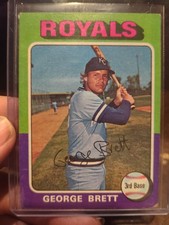 Vintage 1975 Topps(HOF) George Brett #228 RC – Kansas City Royals – Rookie Card picture