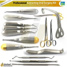 Professional Extracting Oral Surgery Kit Complete Basic Dental Set Of 15 picture