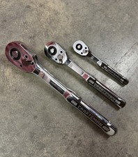 Craftsman 90 Tooth Ratchet Set. 1/4”, 3/8”, And 1/2” Low Profile. Lifetime NWOT picture