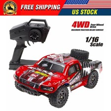 REMO 1/16 RC Truck 4WD High Speed Off-road 2.4G RC Car Short Course Truck Gift picture