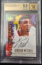 2017-18 Court Kings Fresh Paint Level 3 Autographics III #13 66/100 SP PSA 9.5 picture