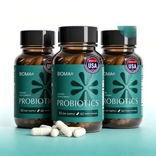 3pcs Probiotic Supplement Gut Health, Vegan Formula,Supports Digestive Comfort picture