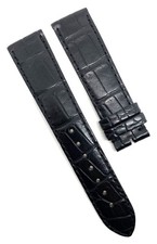 Genuine Concord Black Alligator Men’s Watch Strap Band 20mm x 18mm #  2495 OEM picture