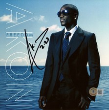 Akon Signed Autographed 8x8 Photo 