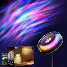 Govee Uplighter Floor Lamp for Living Room, RGBIC Ripple Projector, Floor Lamp f picture